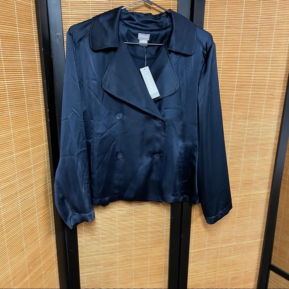 Petite Double-Breasted Washer Jacket - Picture 11 of 11